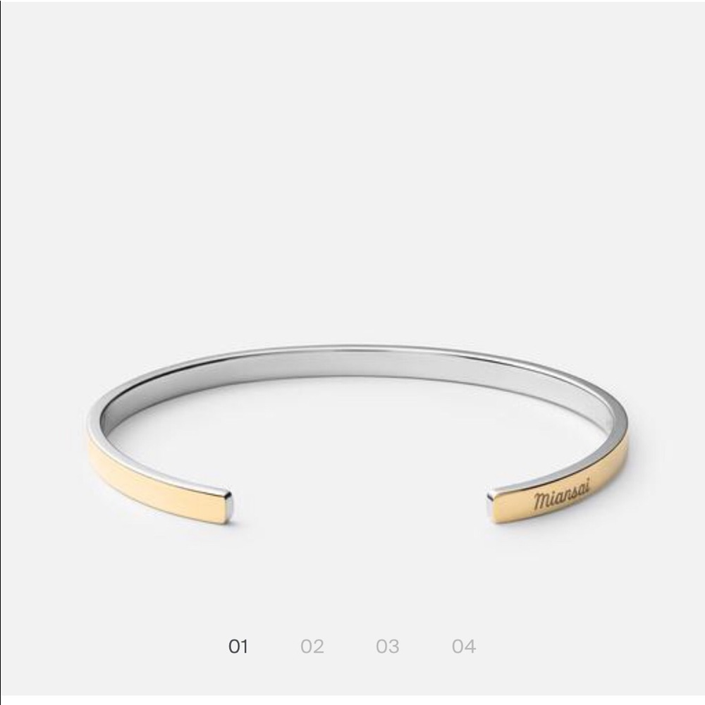 Miansai Fusion Cuff 14k/Sterling Silver